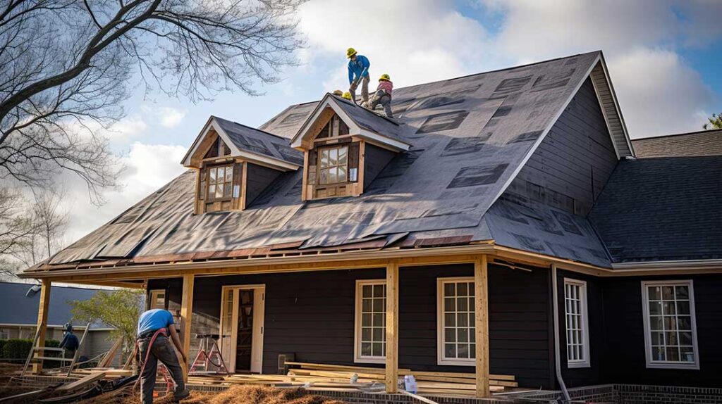 Roofing photo from Adobe Stock
